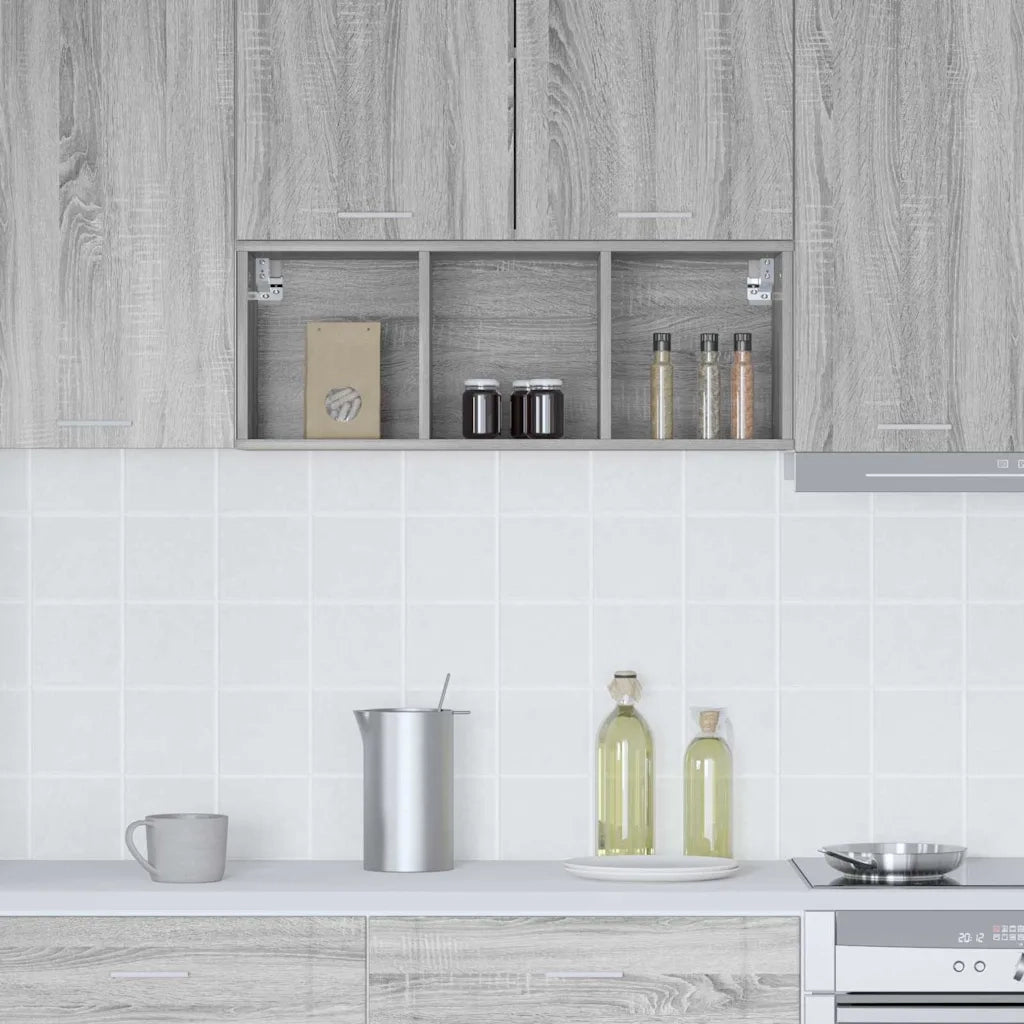 Armadio pensile Grigio Sonoma 30 x 29,5 x 80 cm 884439