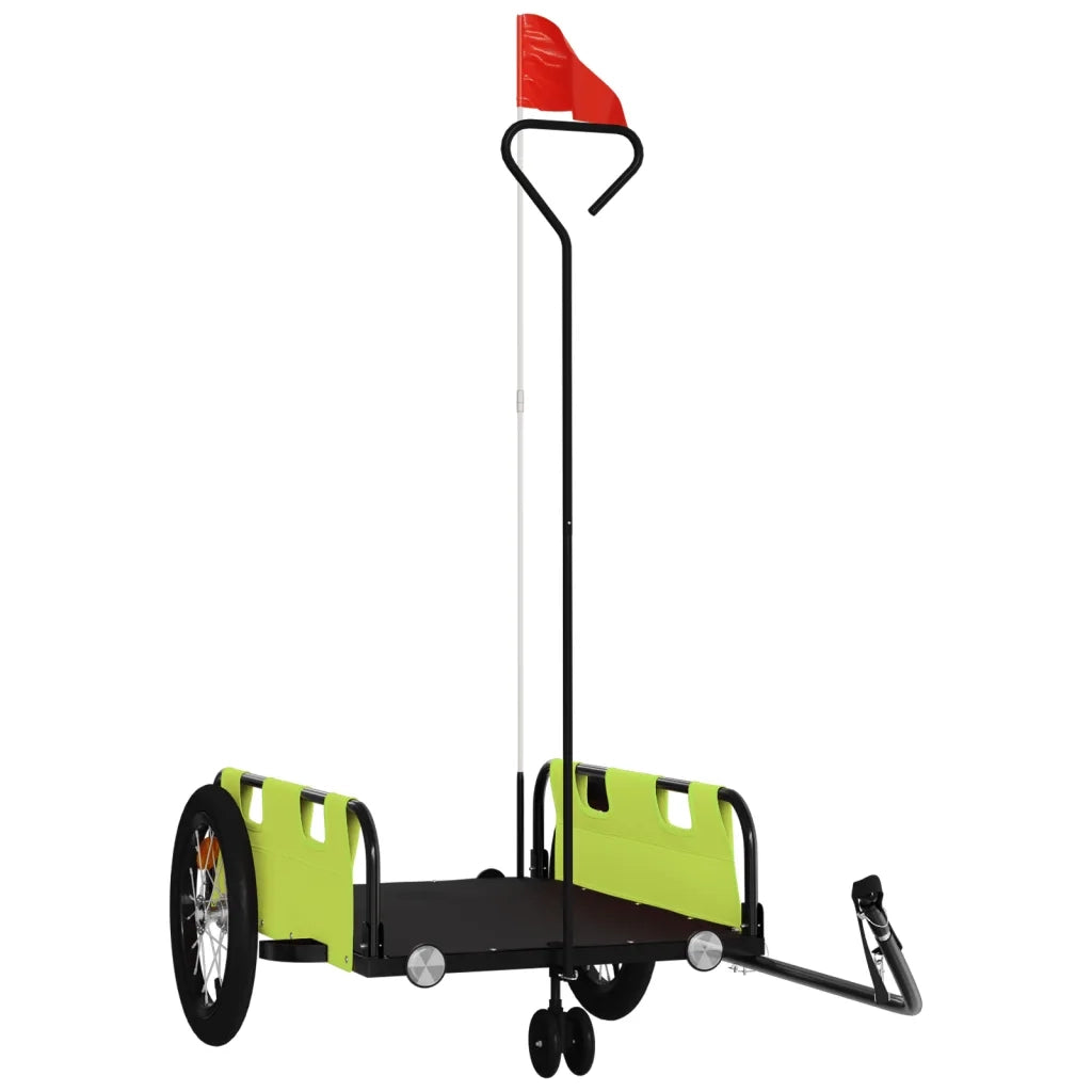 Rimorchio da Bici Verde Oxford e Ferro 94193