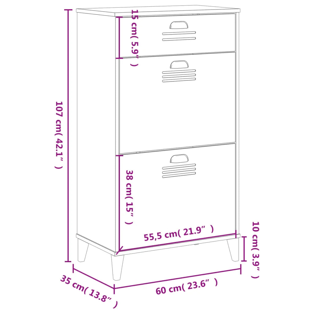 Scarpiera mobile contenitore per scarpe mobile per ingresso/corridoio/soggiorno legno ingegnerizzato bianco 02_0022118