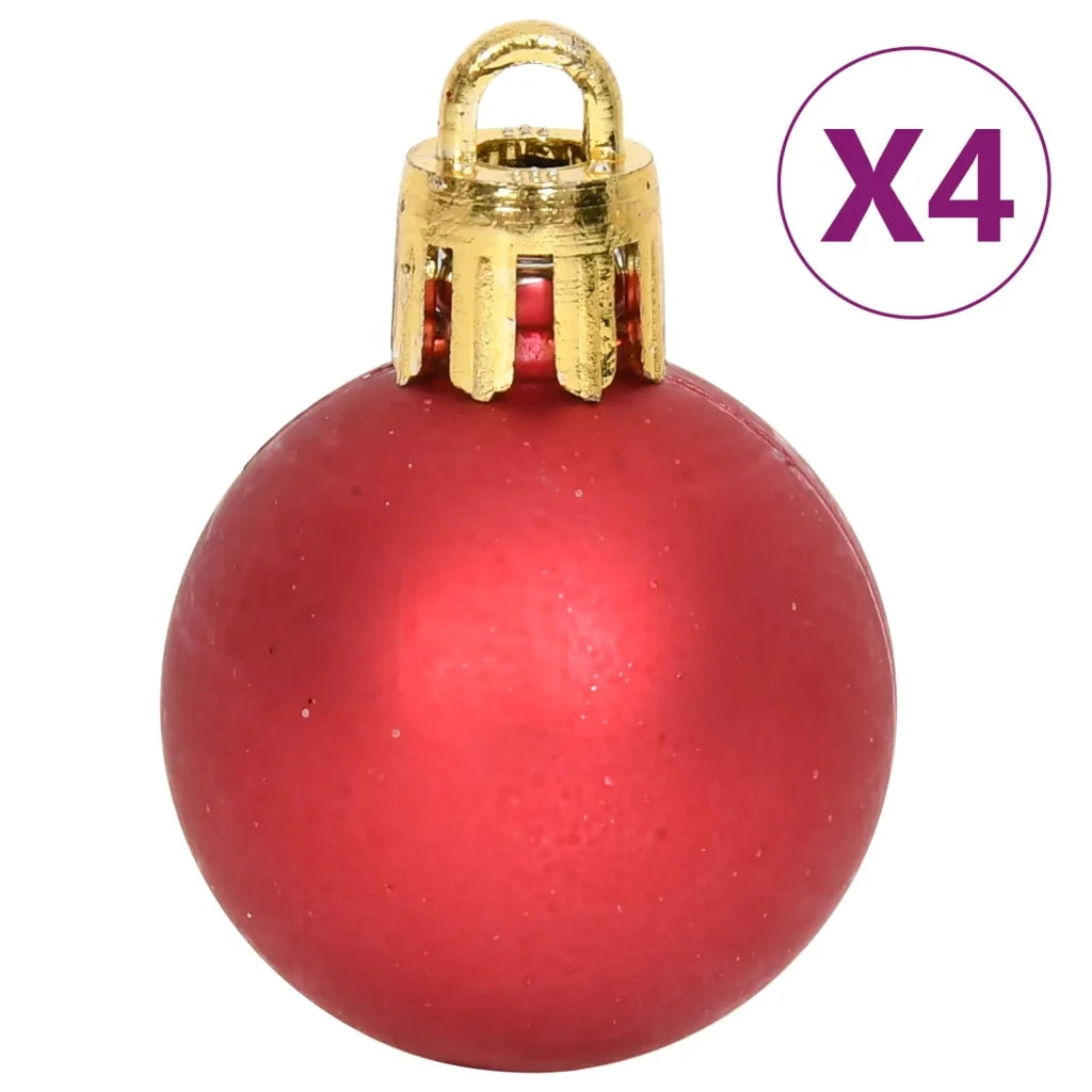 Set Addobbi di Natale 64 pz Rosso e Bianco 330089