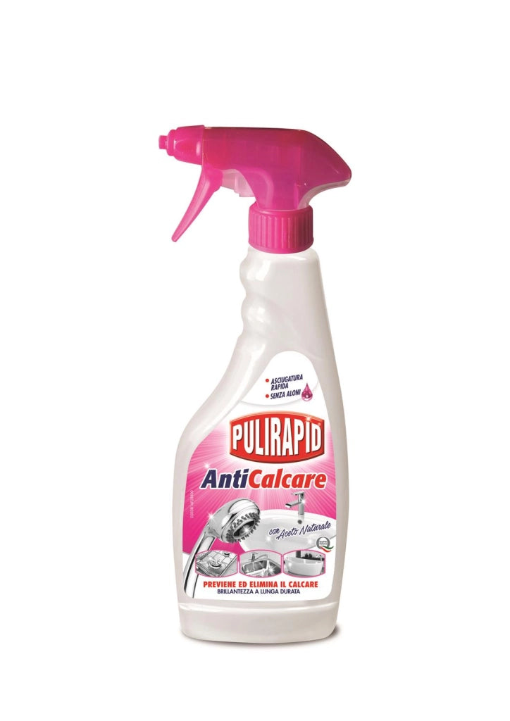 PULIRAPID ANTICALCARE SPRAY CON ACETO NATURALE 500 ML