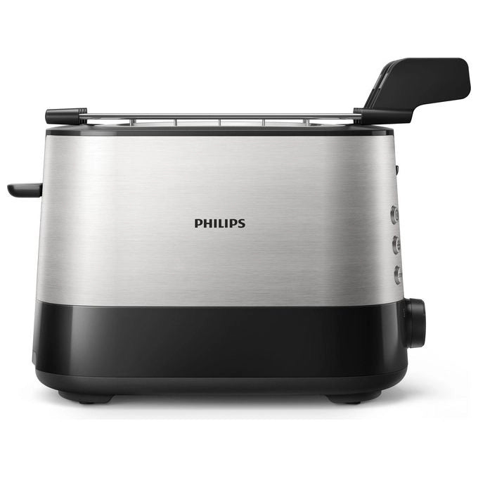 Philips HD2639-90 Viva Collection Tostapane 2 Slot 7 Livelli Tostatura Pinze Sandwich Vassoio Raccoglibriciole colore Bianco