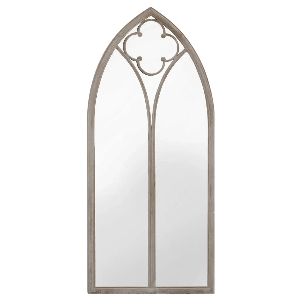Specchio da Giardino Sabbia 100x45 cm in Ferro per Uso Esterno 318349