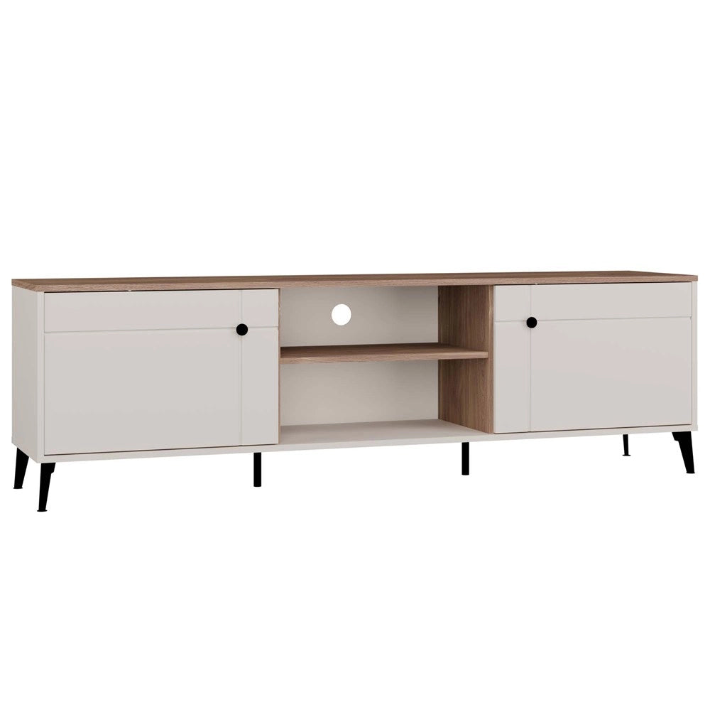 Mobile TV POINT 2d cashmere beige rovere CASTELLO mobile sotto TV 2 ante