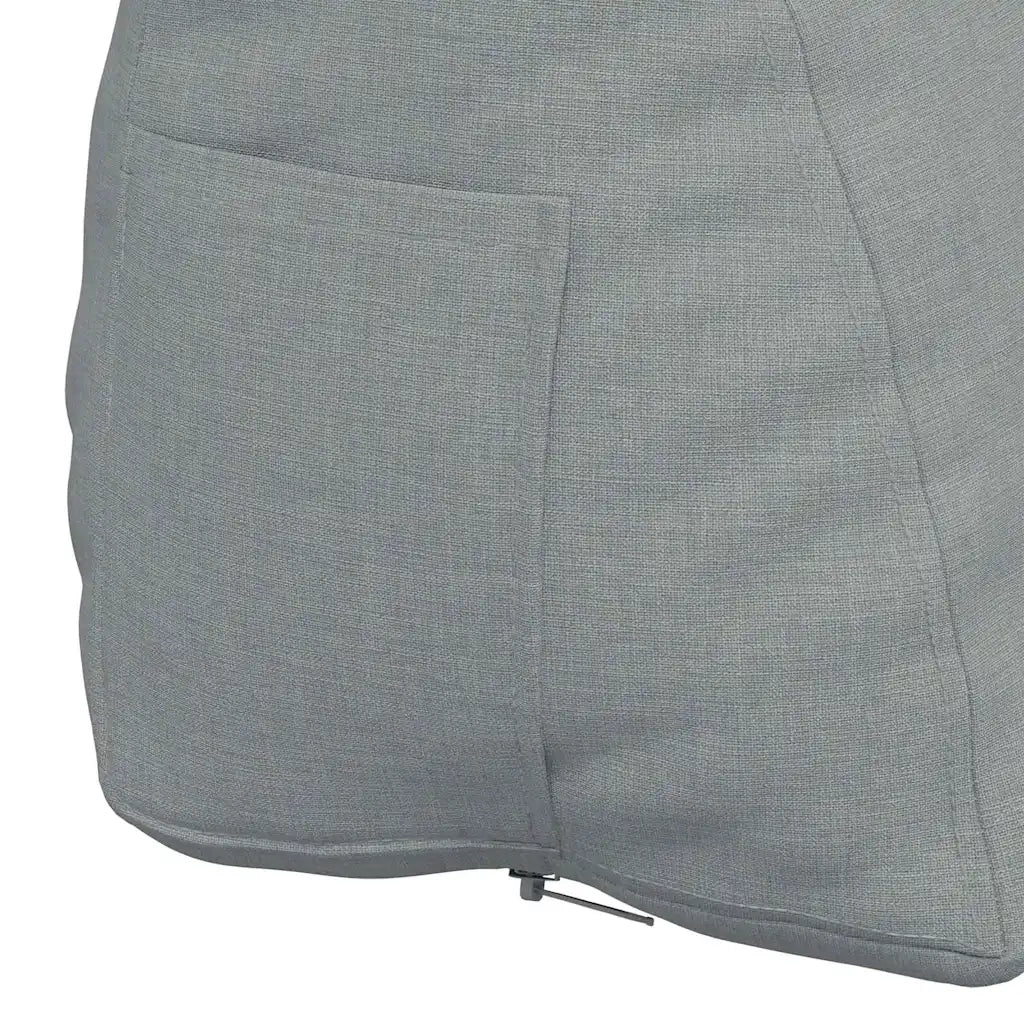Cuscino per Schiena Grigio chiaro 45 x 20 x 35 cm Tessuto 42015002