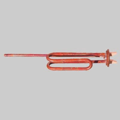 RESISTENZA A FLANGIA RICURVA  1200 W M6 c/p.anodo     MADE IN ITALY