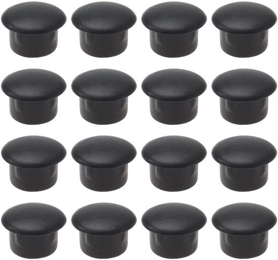 Gatpluggen in plastica - 200 pezzi - 10 mm - Corrosione e calore resistenti - Installazione facile - Nero - Copertura di gattai
