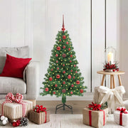 Albero di Natale artificiale con 150 LED Verde 120 cm 3396891