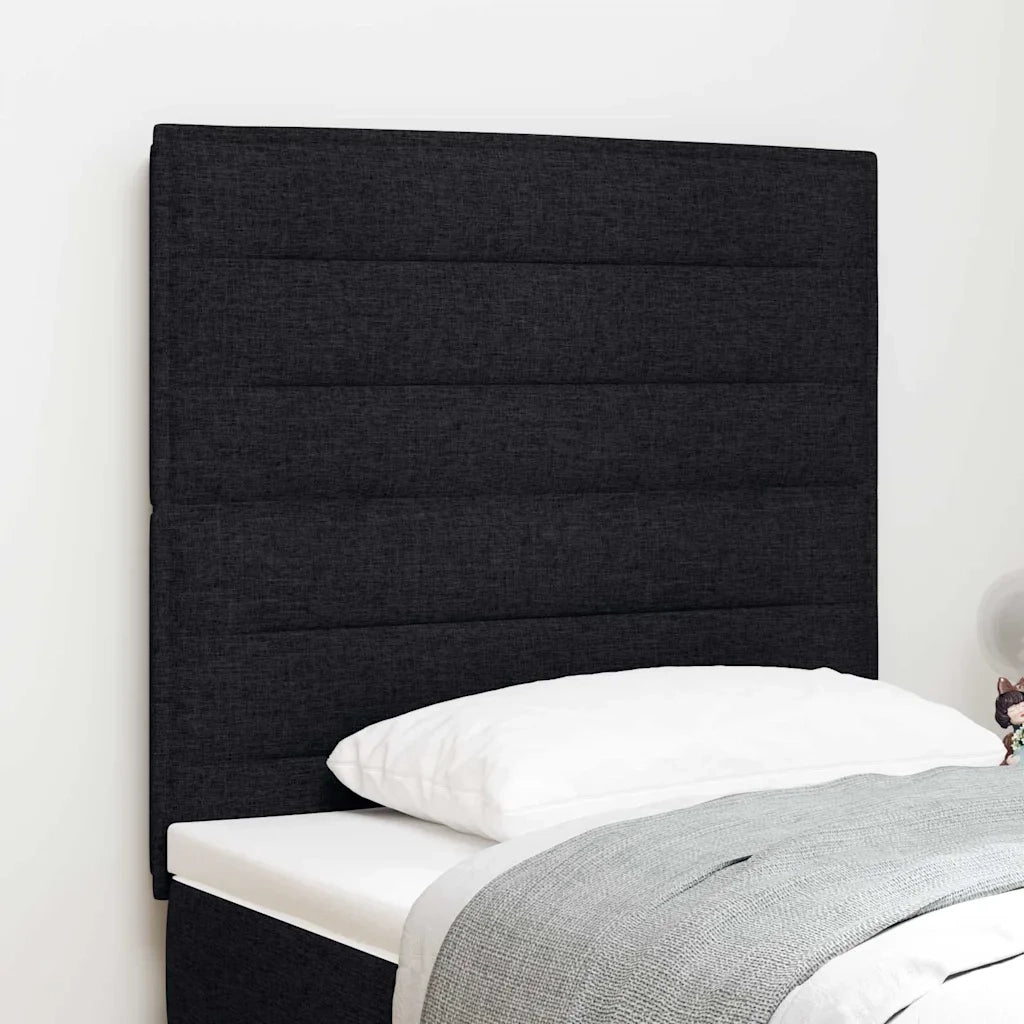 Testiera Nero 90 cm Tessuto 3337672
