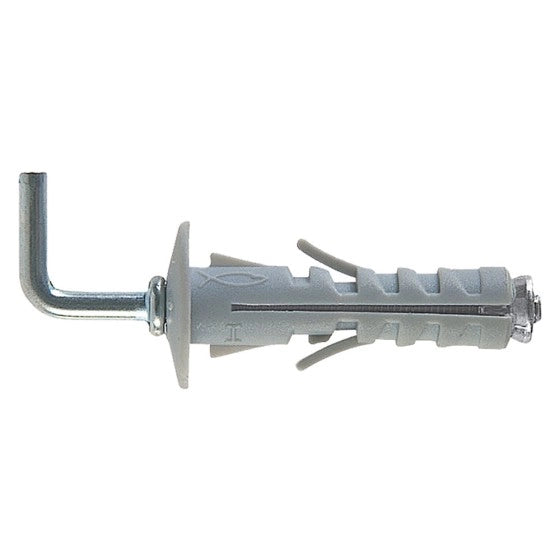TASSELLO CON GANCIO MEDIO NC Ø 6 - 4,5x35 mm - CONF. 10 PEZZI - TECFI