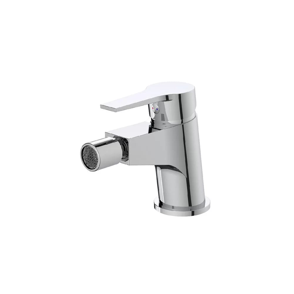 Miscelatore bidet cromato con leva in metallo - Serie Hellis