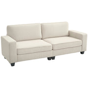 Divano 3 posti in tessuto ¨C Minimal ¨C crema 227x84x87