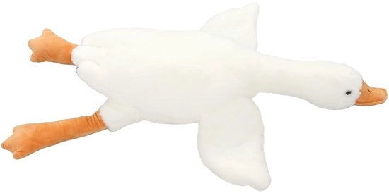 Animale di peluche 50 cm - Anatra/ Oca - Soffice/ Carino - Cuscino/ Cuddurino - Multifunzionale - Per Bambini/ Adulti - Cuddurino animale