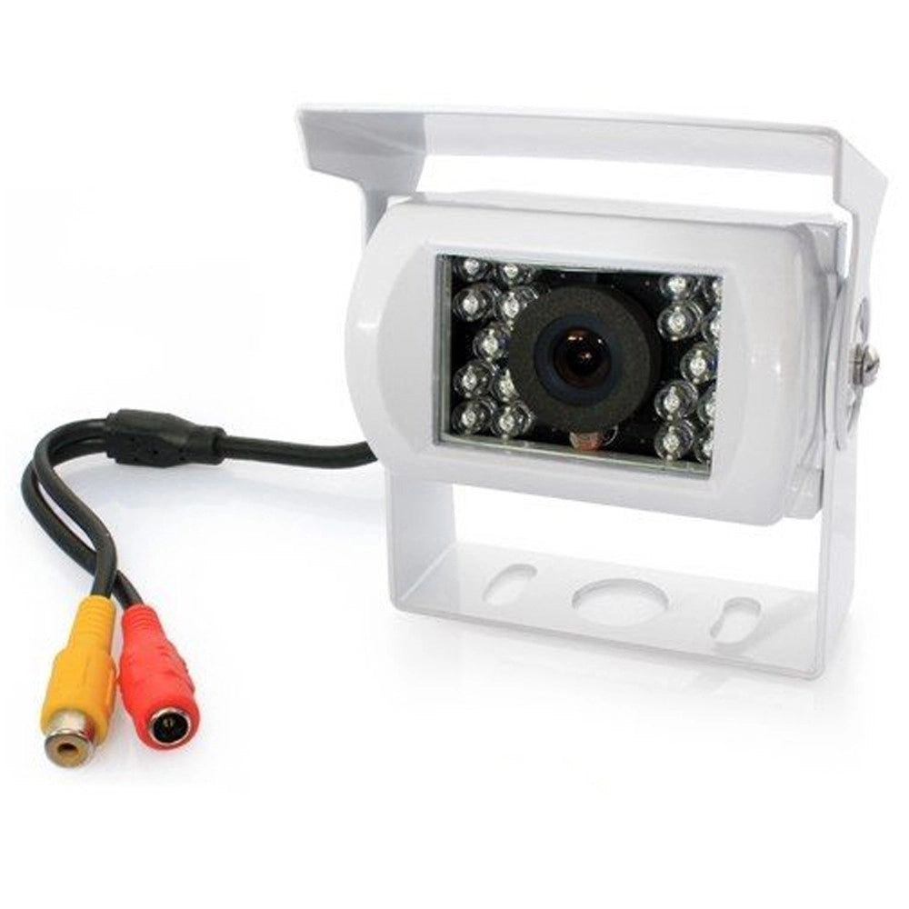 Trade Shop - Telecamera Retrocamera Per Auto Infrarossi Ahd 2.8mm 18 Led Ip67 Zoom Focus Pal -