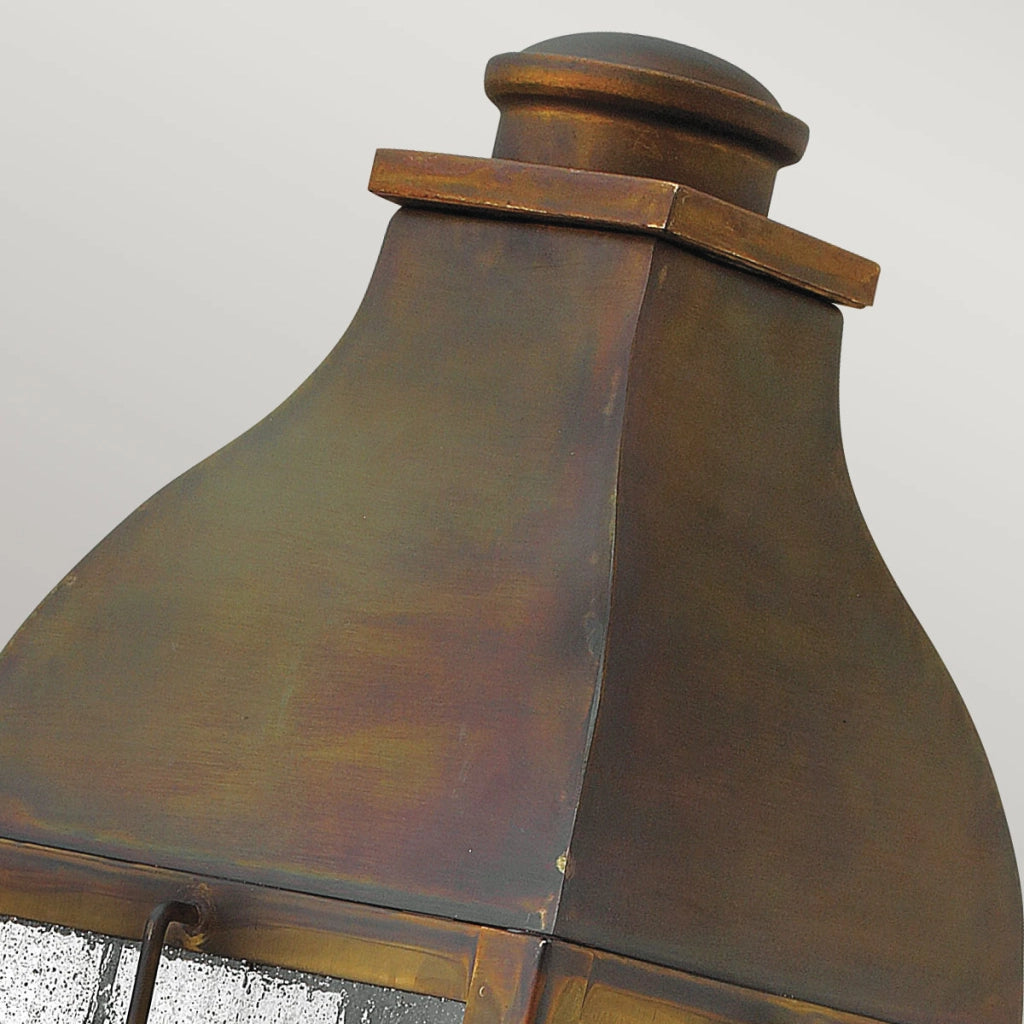 Applique esterna Bingham bronzo ottone E14x3 Hinkley