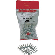 RIVETTO A STRAPPO ALLUMINIO TESTA LARGA FRIULSIDER - MM 4,8X16 TESTA MM 14 CF=PZ 50- 10 confezioni