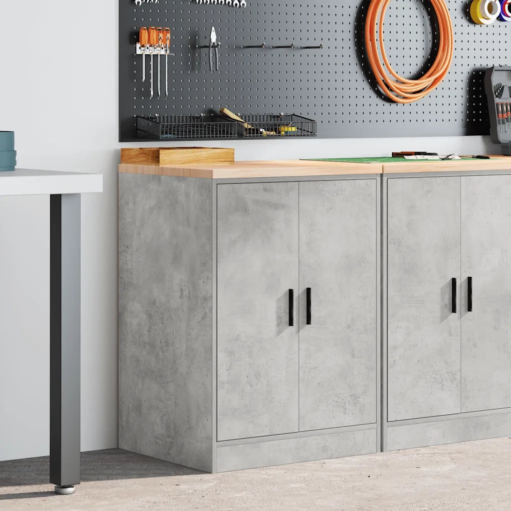 Armadietto da Garage Grigio cemento 60x51x85 cm 860574