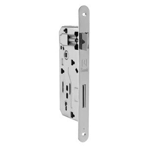 PATENT SERRATURA Q.8/90 NICHEL 50 B. TONDO S/GACCIA- BONAITI SERRATURE- 5,0 pz
