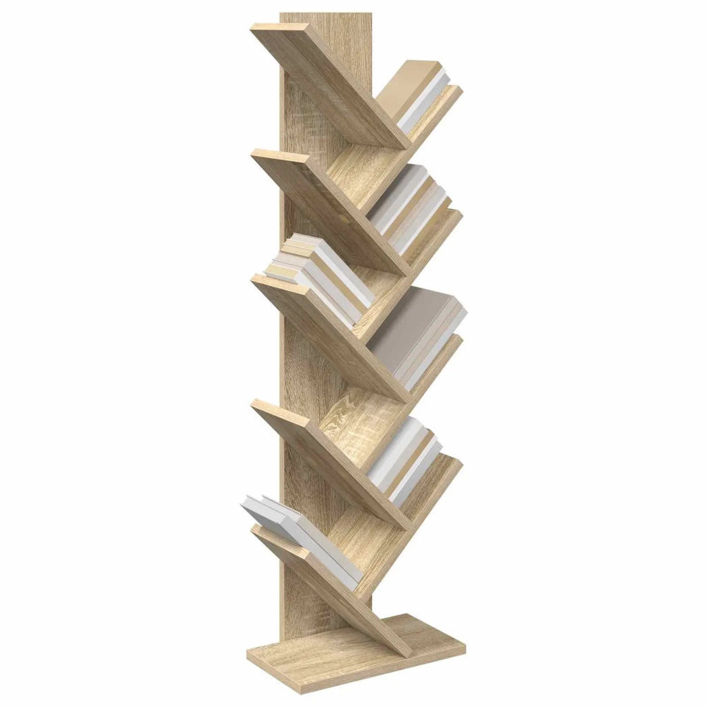 Scaffale da Libro ad Albero 6 Livelli 30 x 18 x 100 cm 8012374