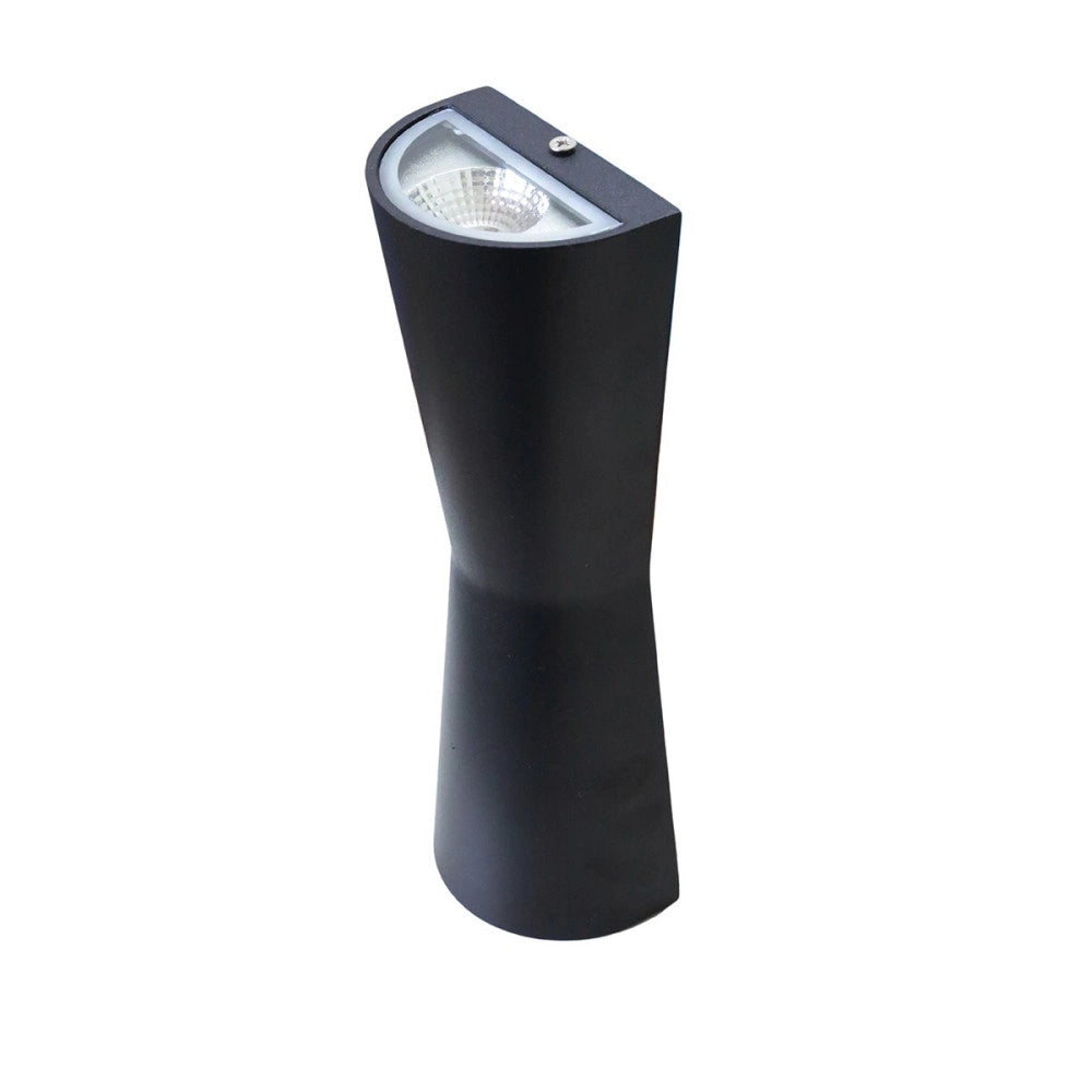 Trade Shop - Applique Lanterna A Parete Da Esterno 10w A Doppio Led 5w + 5w Luce 6500k -