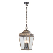 Lampada sospesa esterna rétro ottone E14 Elstead Mansion