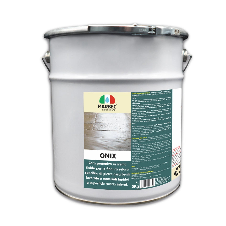Cera per pietre ruvide e lavorate ONIX   5LT