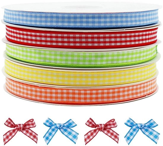 Set di Lint Multicolore - 5 Pezzi - 10 Metri x 10 mm - Polyester Durevole
