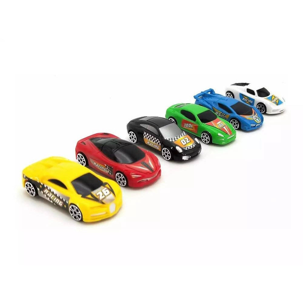 Trade Shop - Parking Rally Track Parcheggio 2 Piani Con 6 Auto Ascensore Manuale Gioco Bambini -