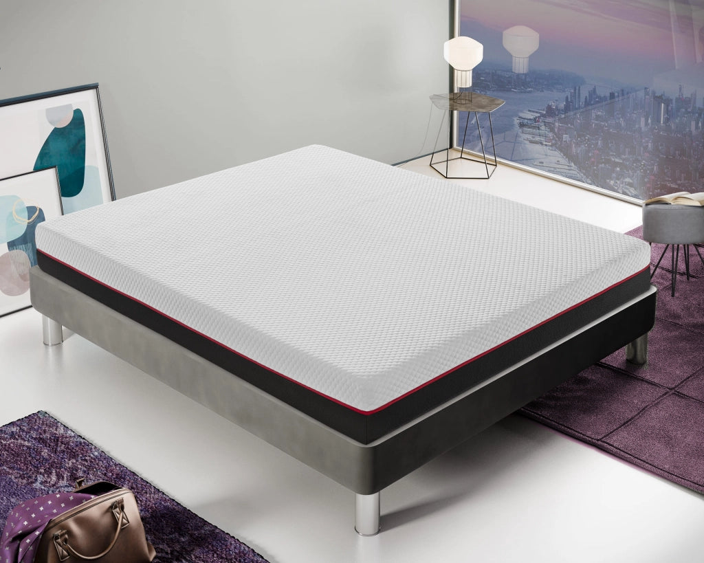 Materasso Piazza e Mezza 120x190 in Memory Foam Alto 20 cm  2 strati, sfoderabile