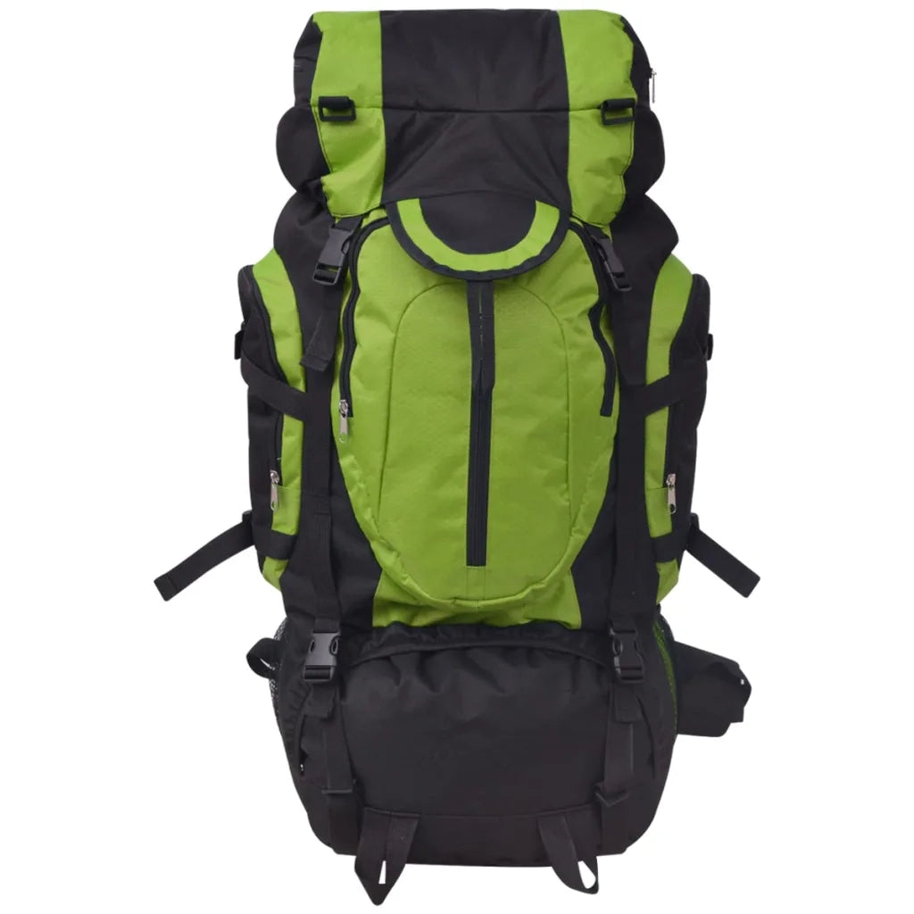 Zaino da Escursioni XXL 75 L Nero e Verde 91104
