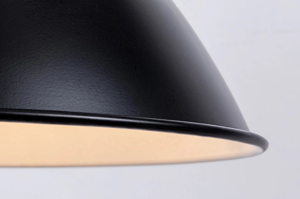 Lampada a sospensione Rabalux Wilbour nera Ø36 E27