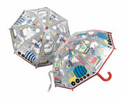 Floss & Rock - Colour Changing Umbrella - Construction Trasparent