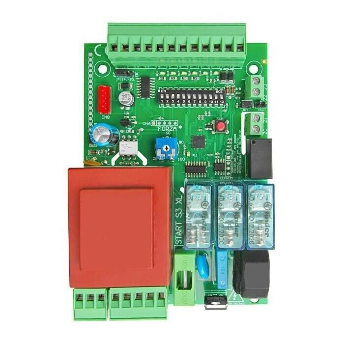 CENTRALE MONOFASE 230VAC PER SCORREVOLE O BASCULANTE NOLOGO START-S3XL ORIGINALE