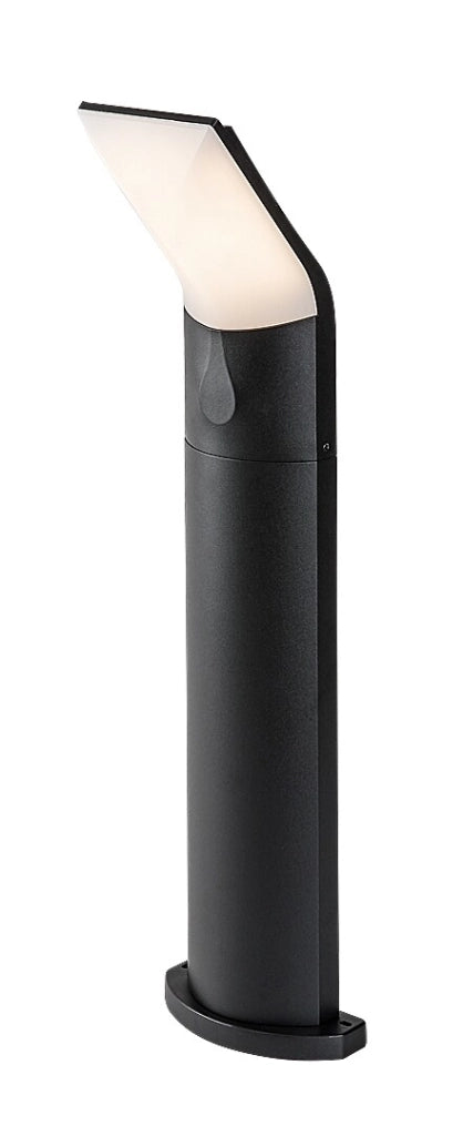 Lampione da giardino moderno nero 67cm LED 10W IP54 Rabalux