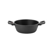 Casseruola nera con doppi manici 24 cm