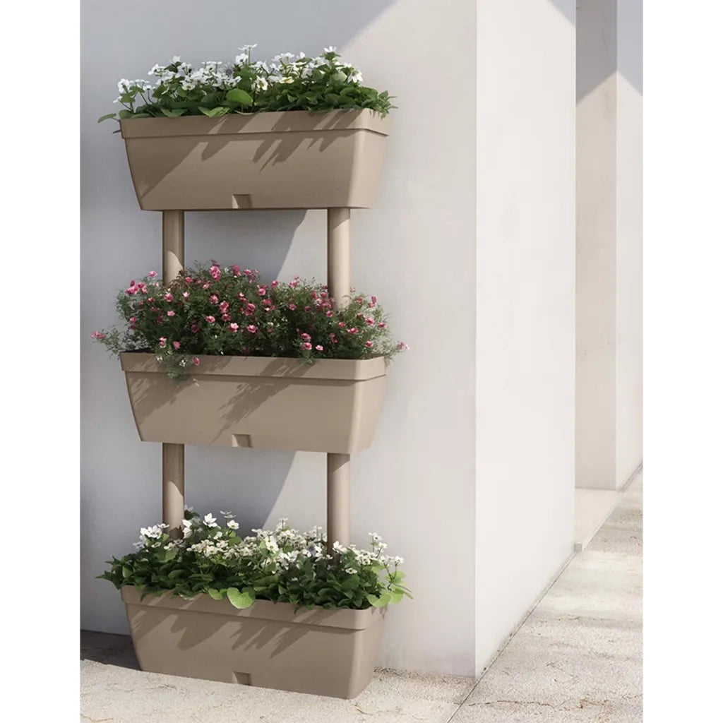 Fioriere da Giardino 6 pz Grigio Talpa 151825