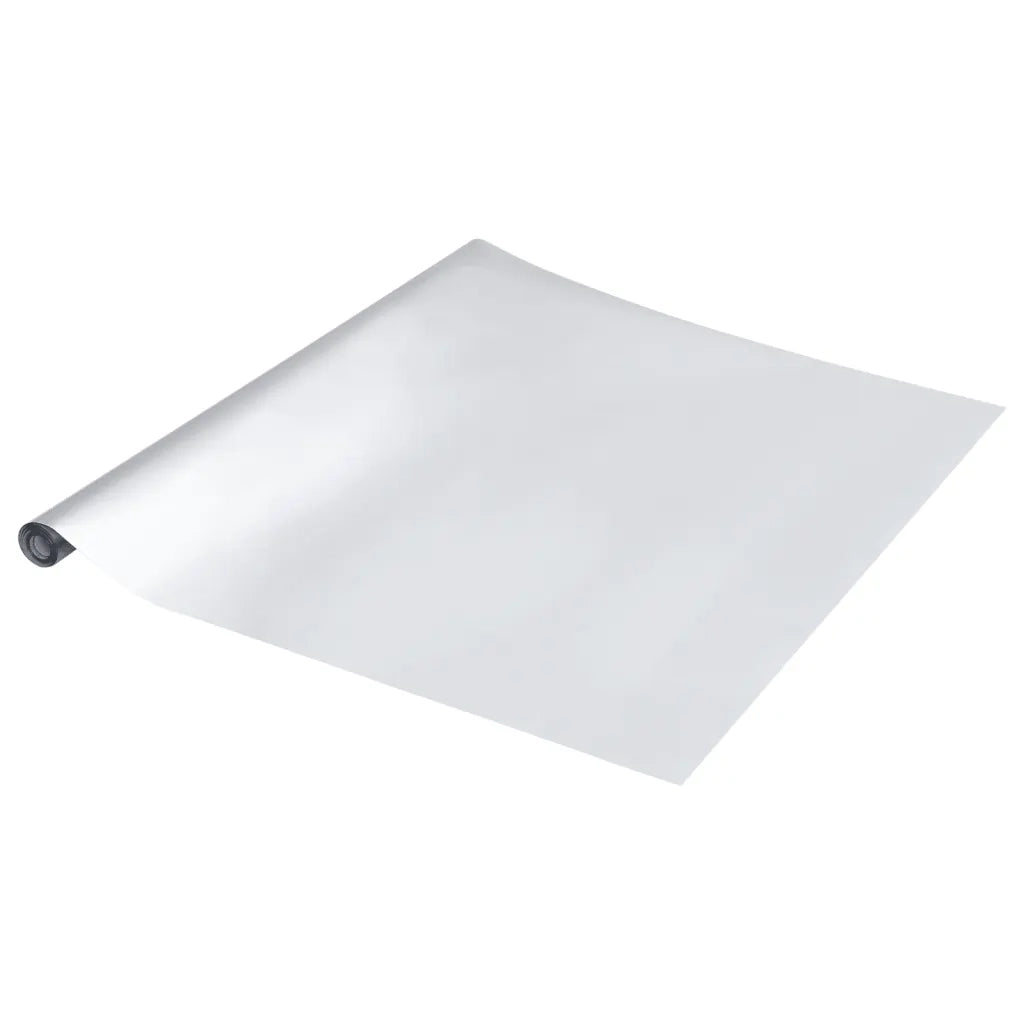 Adesivo per Mobili Autoadesivo Argento 90x500 cm in PET 155776