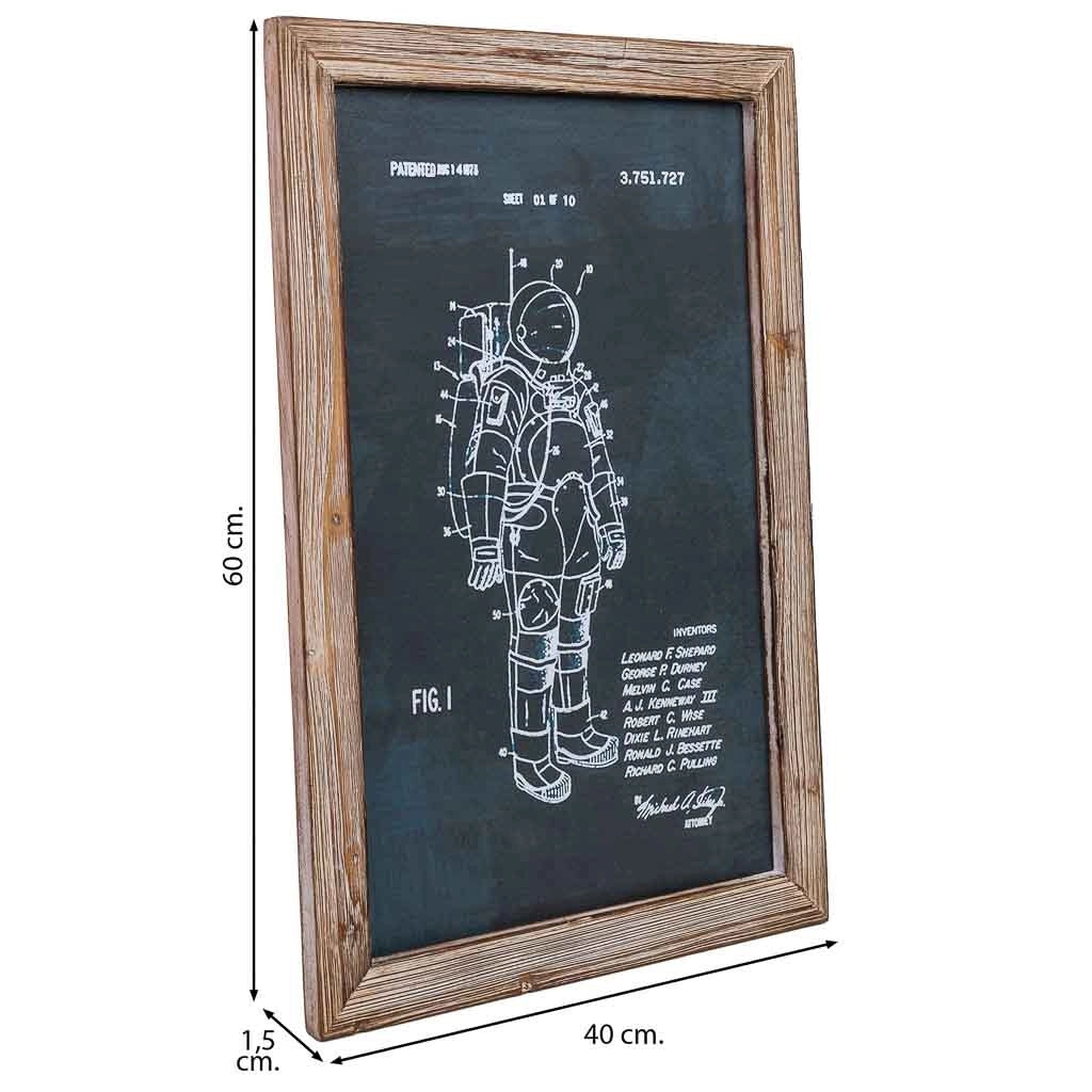 Quadro in tela stampata con cornice in legno, 40x60x1,5