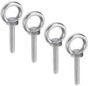 Occhielli M10 - 4 pezzi - Acciaio inossidabile 304 - Materiale di fissaggio - Diametro 8 mm - Altezza totale 80 mm - Occhiello