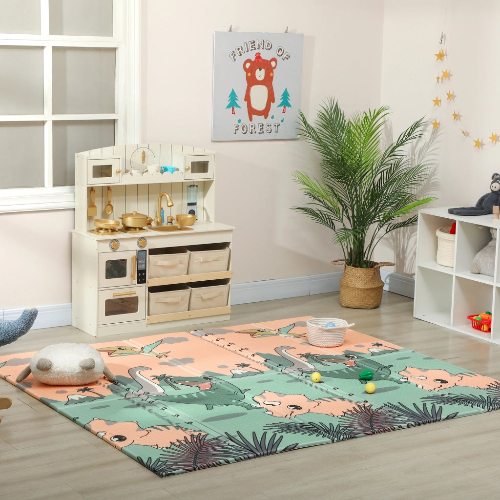 Tappeto gioco bambini pieghevole ¨C Xylo ¨C 196x176x1.5cm doppio lato colorato