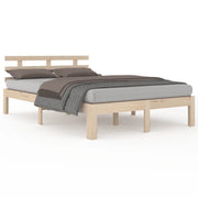 Letto matrimoniale | Letto per adulti | Giroletto in Legno Massello 150x200 cm King Size