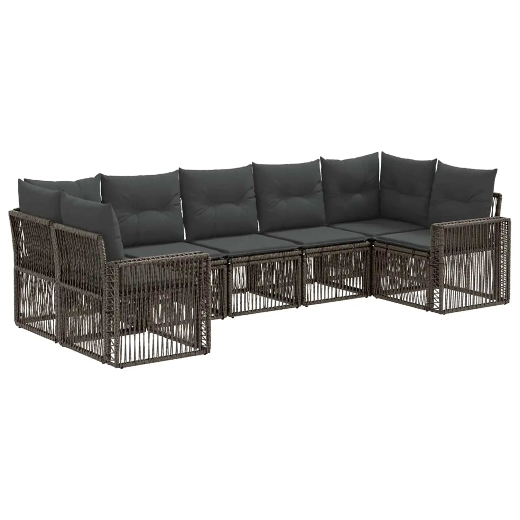 Set Divano da Giardino 7 pz 7-Numero di posti 3435224