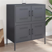 Credenza Antracite 68x39x79 cm in Acciaio 842954