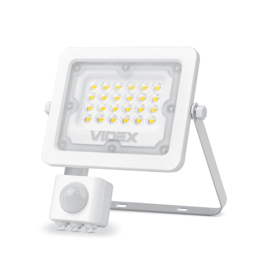 Faro LED 10W con sensore PIR 5000K 900lm IP65 Videx