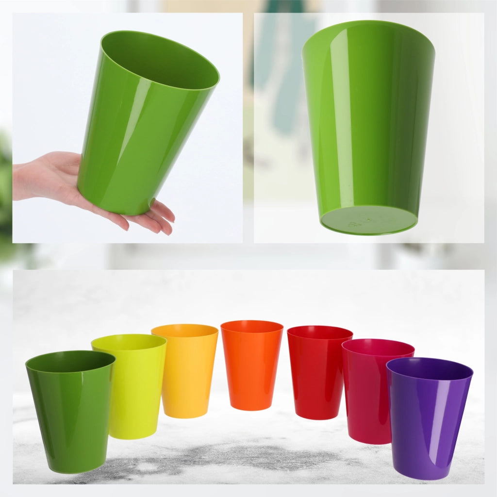 Vaso per orchidee KADAX in plastica, verde, resistente, 13 cm