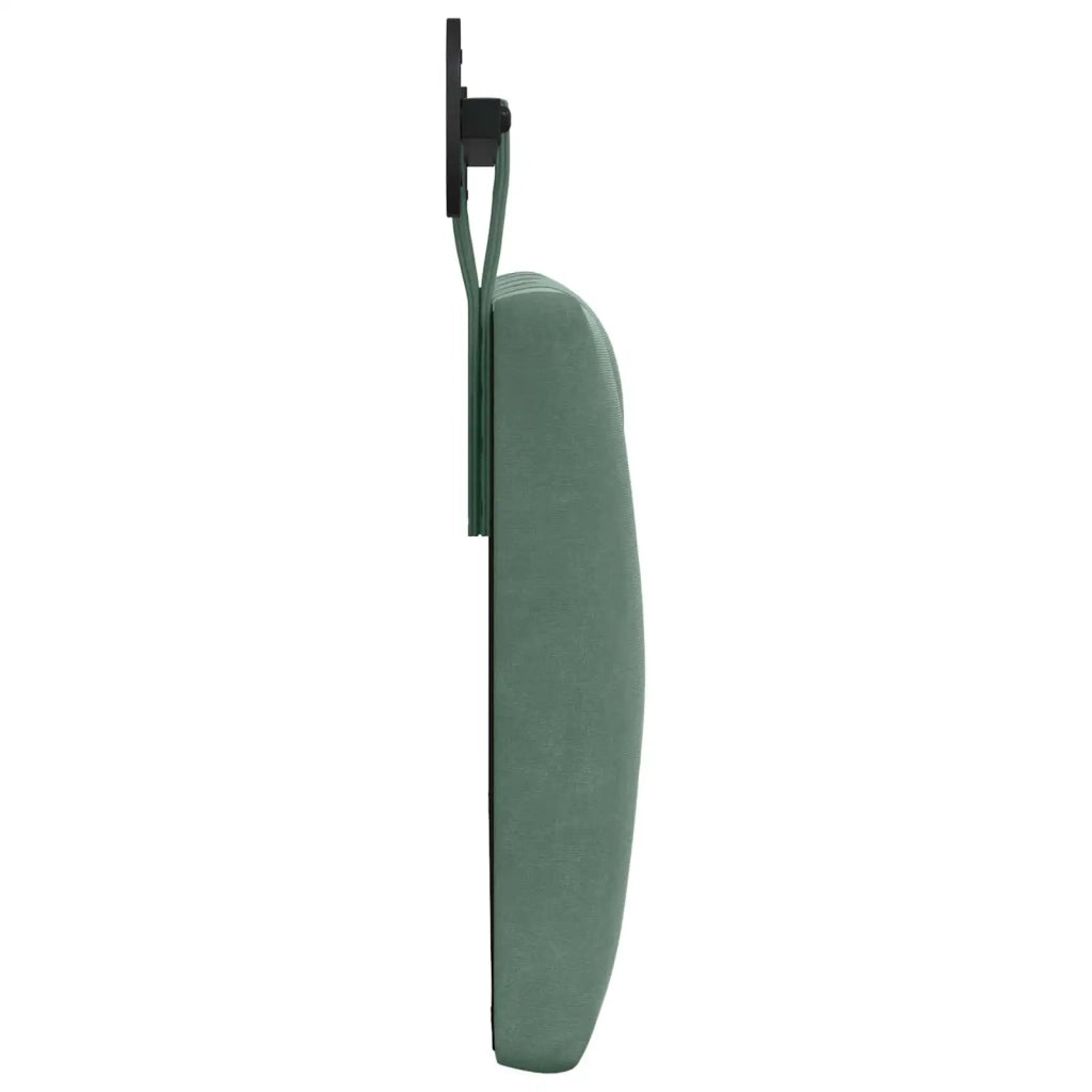 Testiera | Testata sospesa Con luce LED Verde Mare Velluto