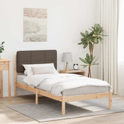 Letto con Testiera Rivestita-Struttura Letto con Testiera Talpa 100 x 200 cm Pino massello 319797