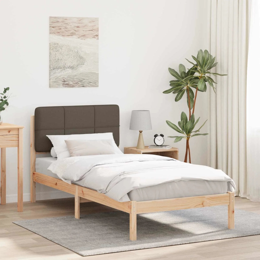 Letto con Testiera Rivestita-Struttura Letto con Testiera Talpa 100 x 200 cm Pino massello 319797