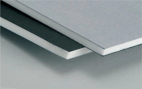 Tavola di spuma 5mm A3 Nero-Grigio Pacchetto 10 fogli