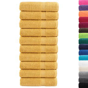 Asciugamani da doccia premium SOLUND 10 pezzi Oro 70x140 cm 600 g/m2
